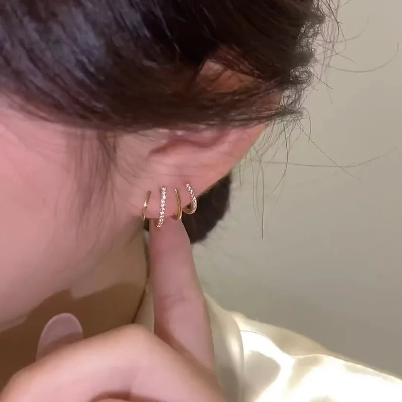 Boucles d'oreilles torsadées | Design élégant | Or ou Argent