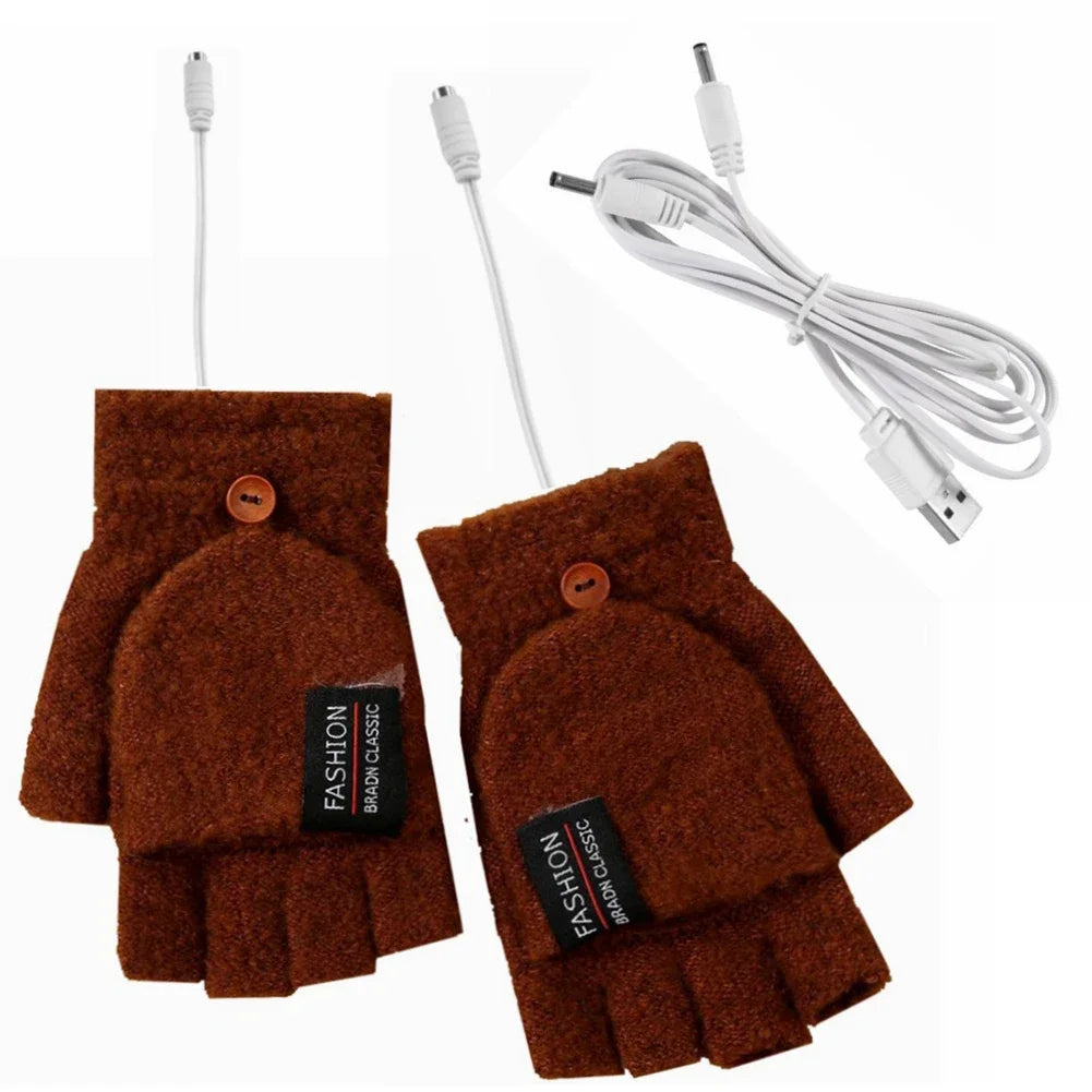 Gants chauffants à ondes chaudes rechargeables par USB