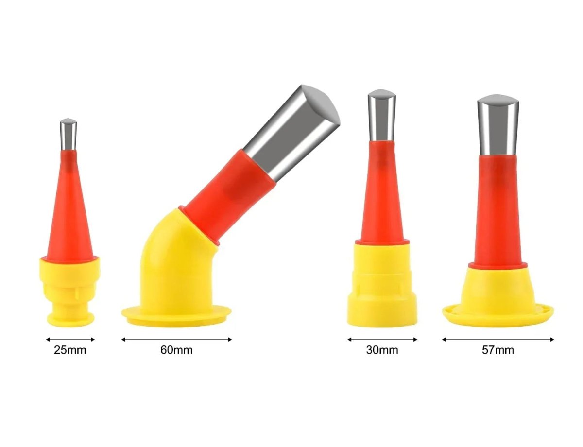 NOZZLEX – Kit d’outils pour embouts de calfeutrage anti-goutte pour des joints propres