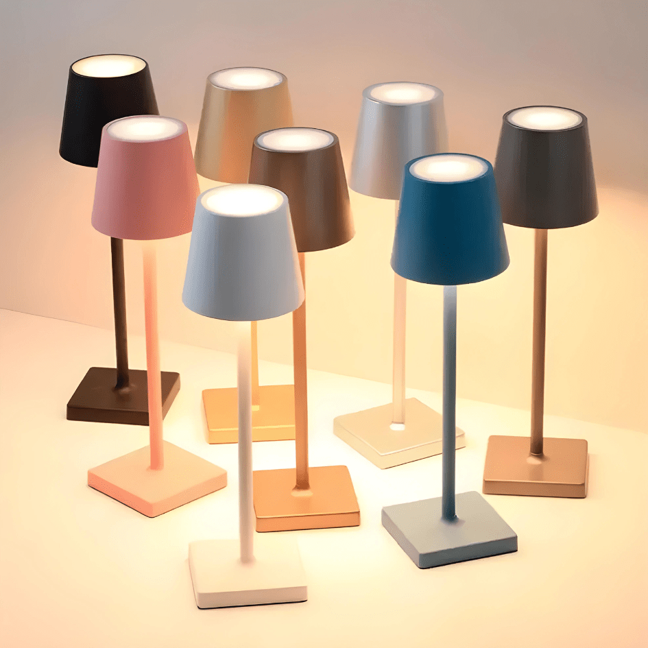 Lampe de table LED sans fil et rechargeable pour un éclairage flexible