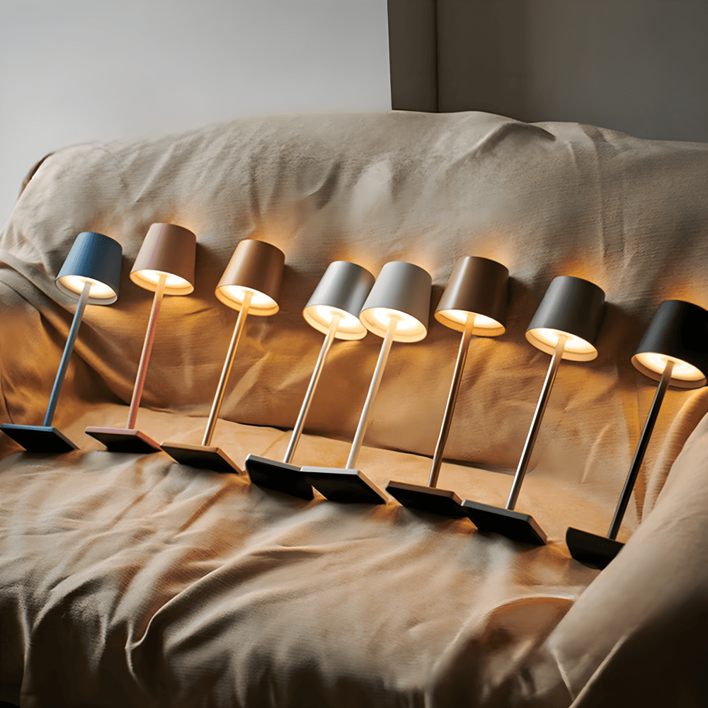 Lampe de table LED sans fil et rechargeable pour un éclairage flexible