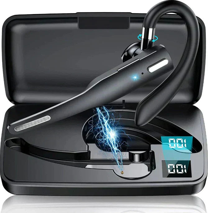 Casque Bluetooth sans fil avec double microphone et impression silencieuse pour aboyer mains libres