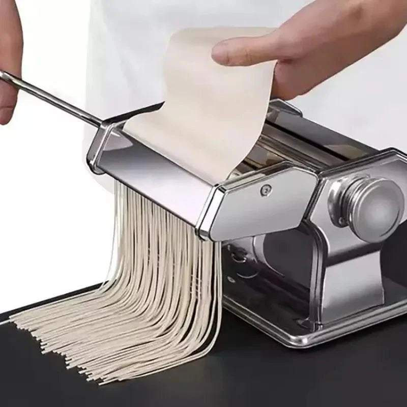 PASTACRAFT – Machine à pâtes manuelle avec 7 réglages d'épaisseur pour pâtes faites maison