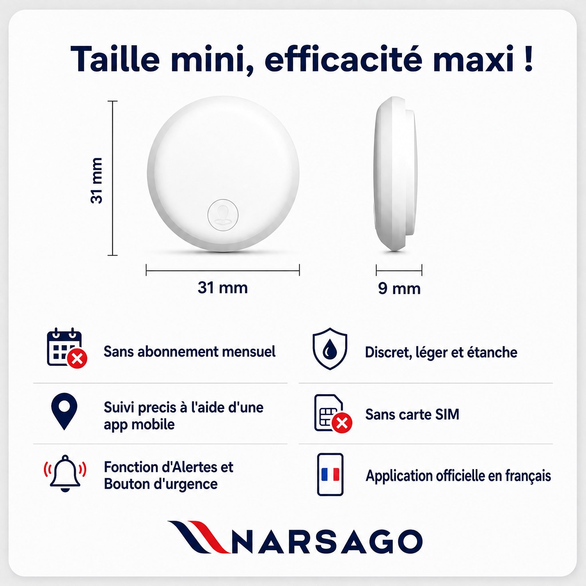 Traceur GPS Enfant Sans Abonnement - Narsago - ANDROID / iOS #4