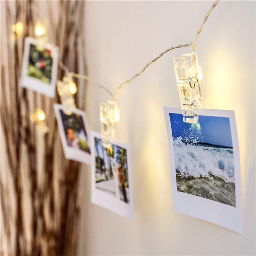 Clips photo Guirlande lumineuse LED pour photos