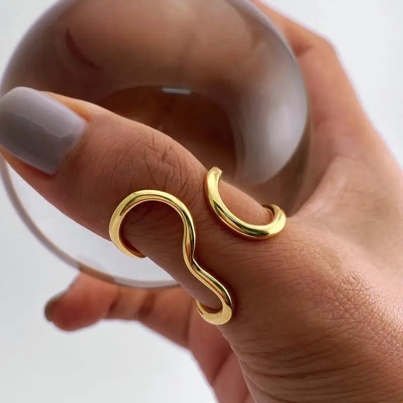 Bague Infinity Wrap pour femmes - Sans ternissement et réglable
