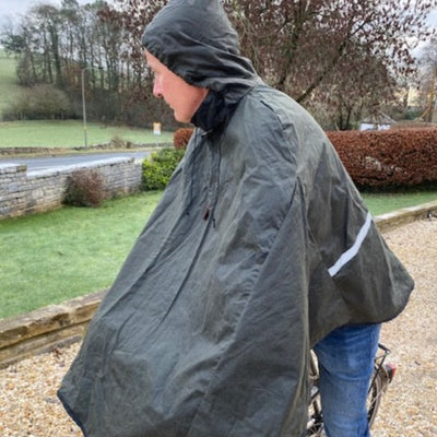 Poncho de Pluie Duxback – Imperméable, Coupe-Vent & Réfléchissant pour Cyclistes