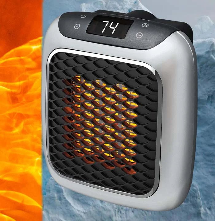 Chauffage électrique compact - Chaleur rapide, silencieux, sécurisé, respectueux de l'environnement