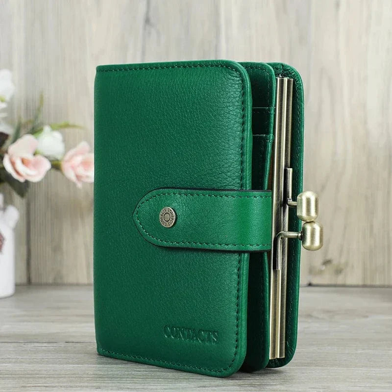Porte-cartes en Cuir Véritable pour Femmes