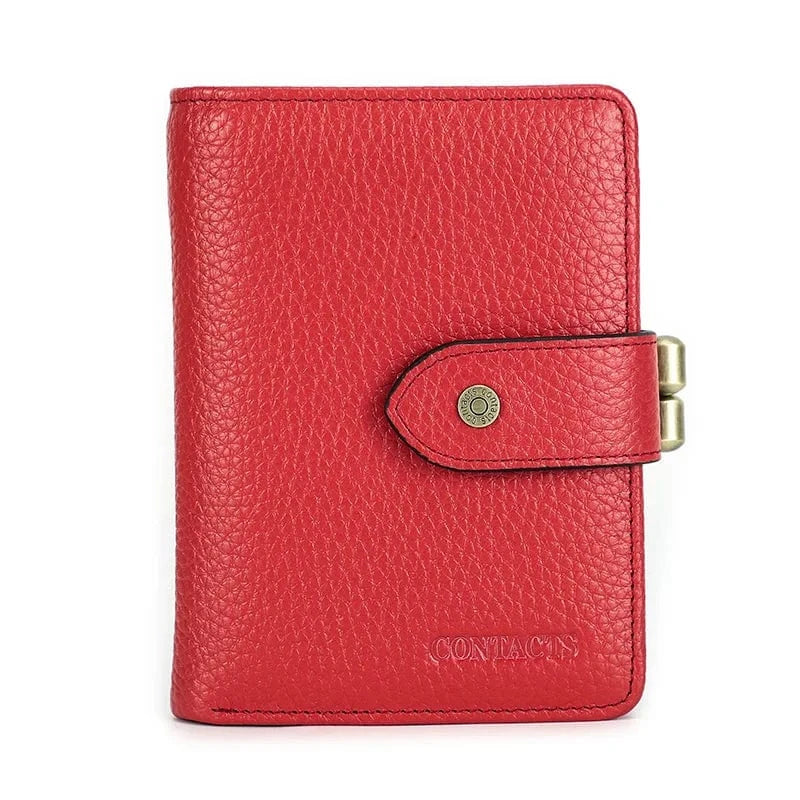 Porte-cartes en Cuir Véritable pour Femmes