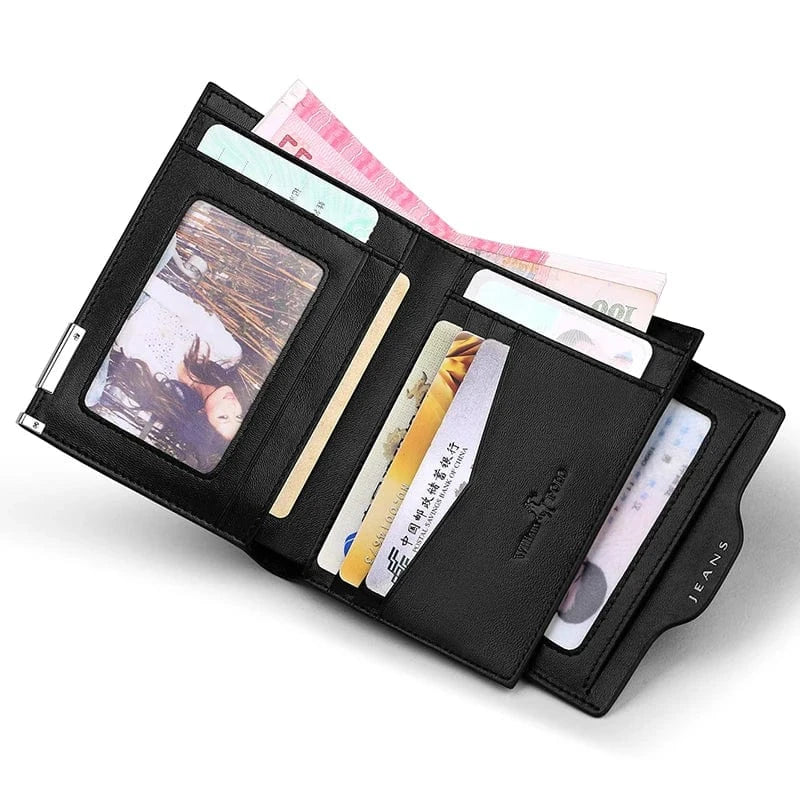Porte-monnaie homme en cuir véritable