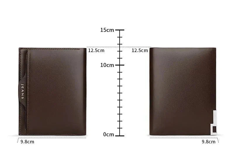 Porte-monnaie homme en cuir véritable
