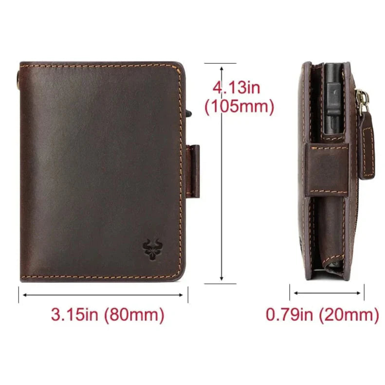 Portefeuille et Porte-Cartes Homme en Cuir RFID
