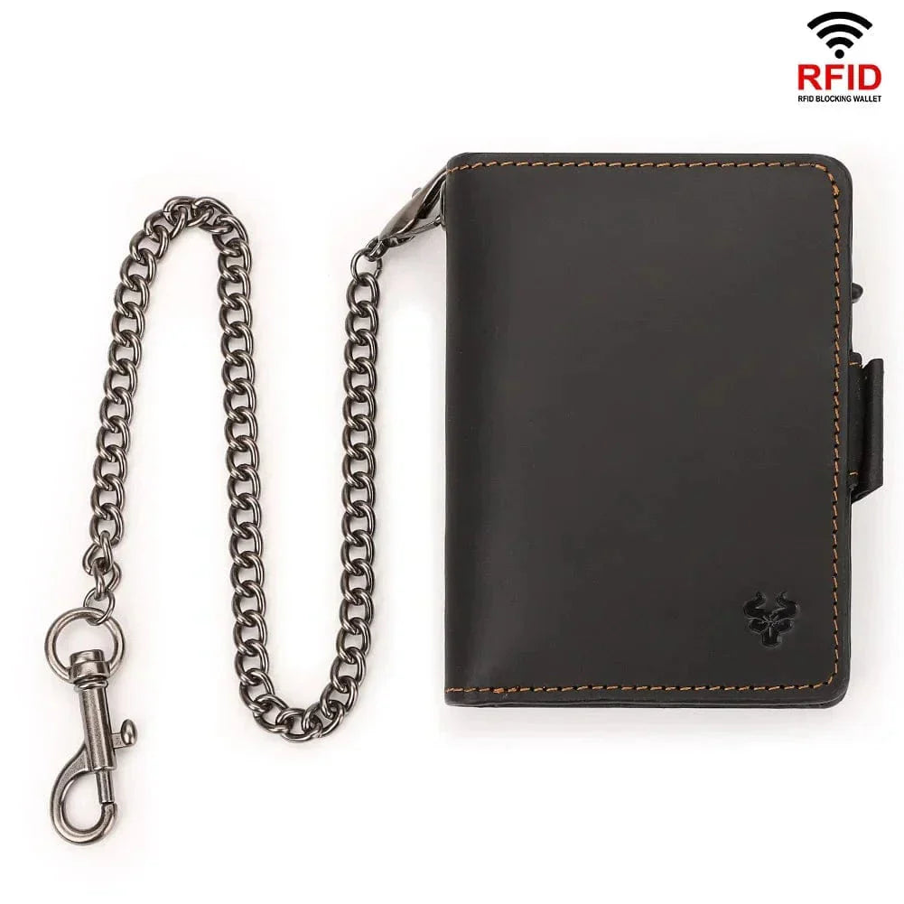 Portefeuille et Porte-Cartes Homme en Cuir RFID