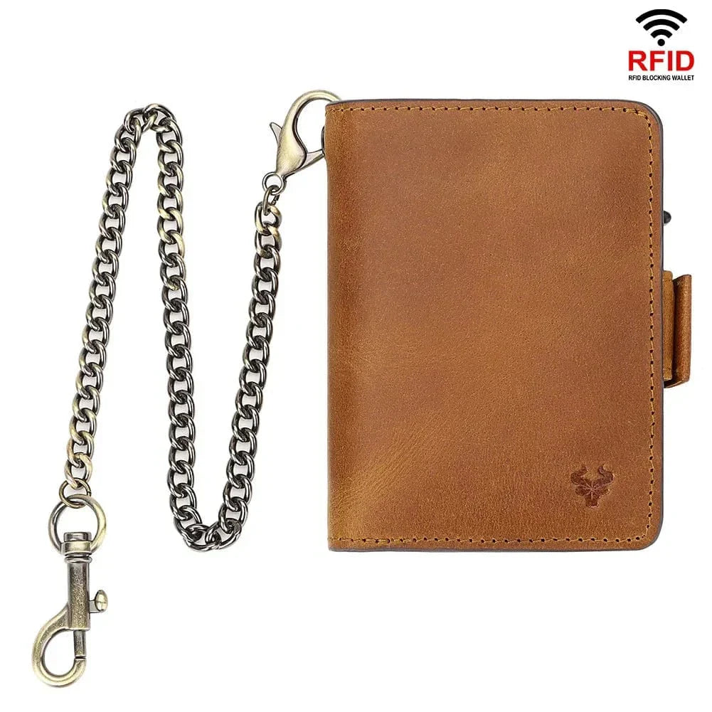 Portefeuille et Porte-Cartes Homme en Cuir RFID