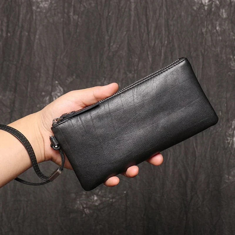 Portefeuille Homme en Cuir Véritable de Luxe