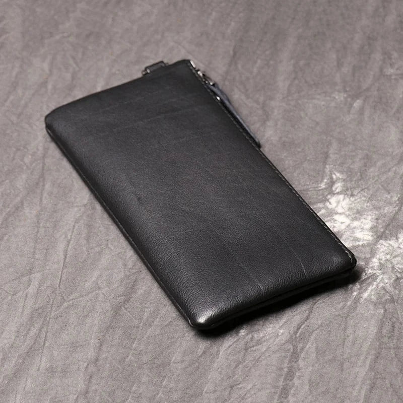 Portefeuille Homme en Cuir Véritable de Luxe