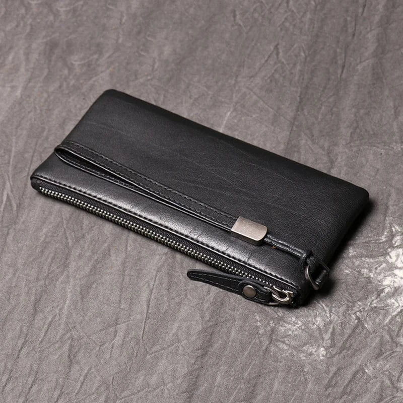 Portefeuille Homme en Cuir Véritable de Luxe