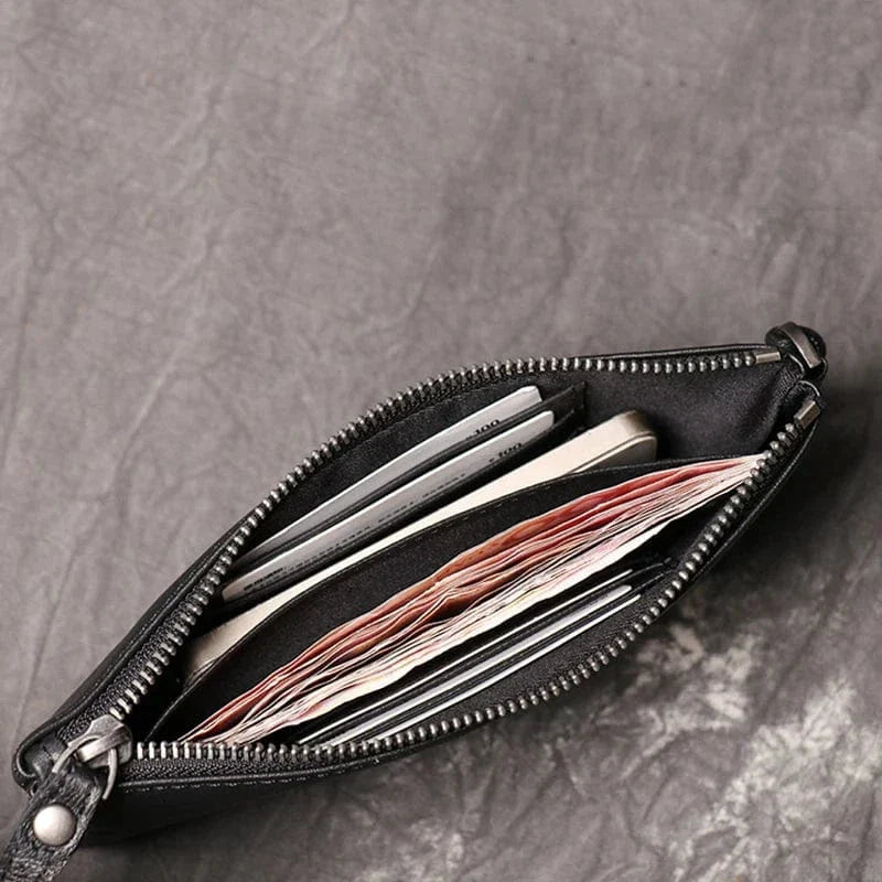 Portefeuille Homme en Cuir Véritable de Luxe