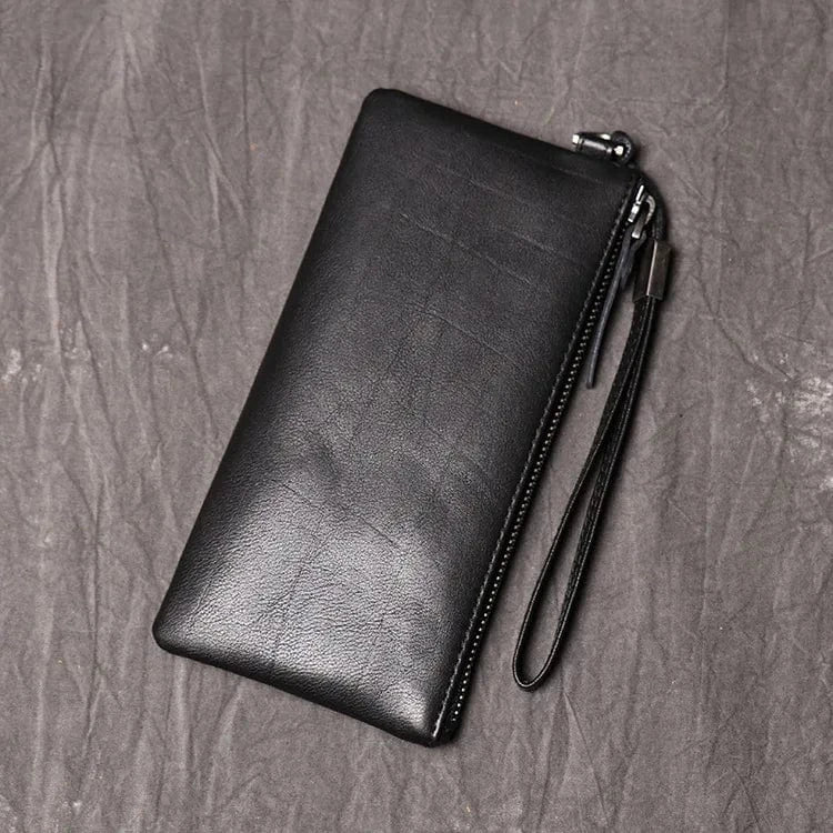 Portefeuille Homme en Cuir Véritable de Luxe