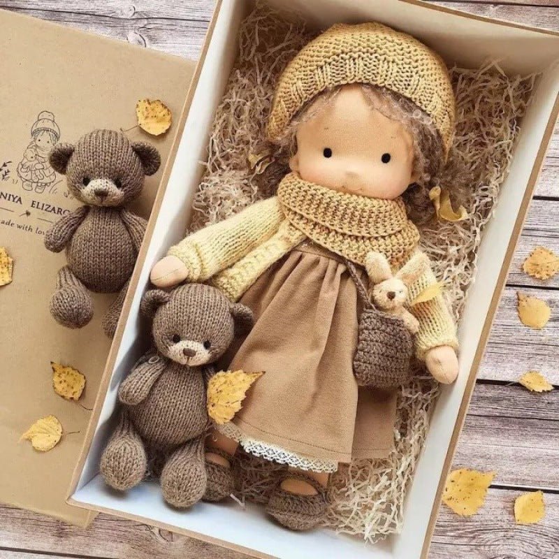 Poupée Artisanale en Tissu Doux - Jouet Créatif pour Enfants