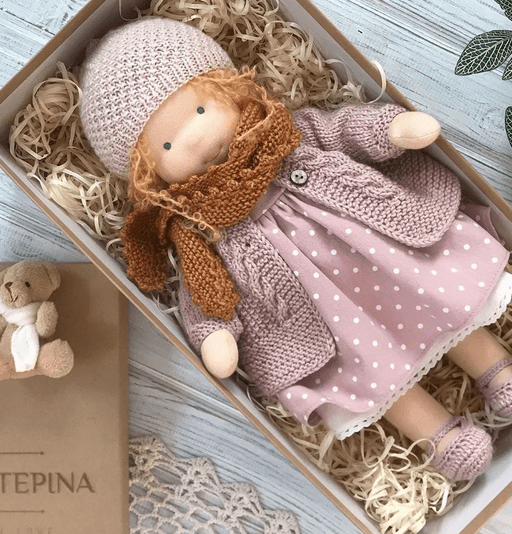 Poupée Artisanale en Tissu Doux - Jouet Créatif pour Enfants
