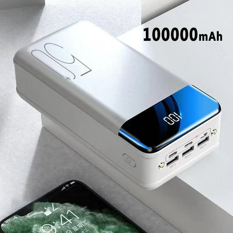 Batterie Externe 100.000mAh Ultra Haute Capacité