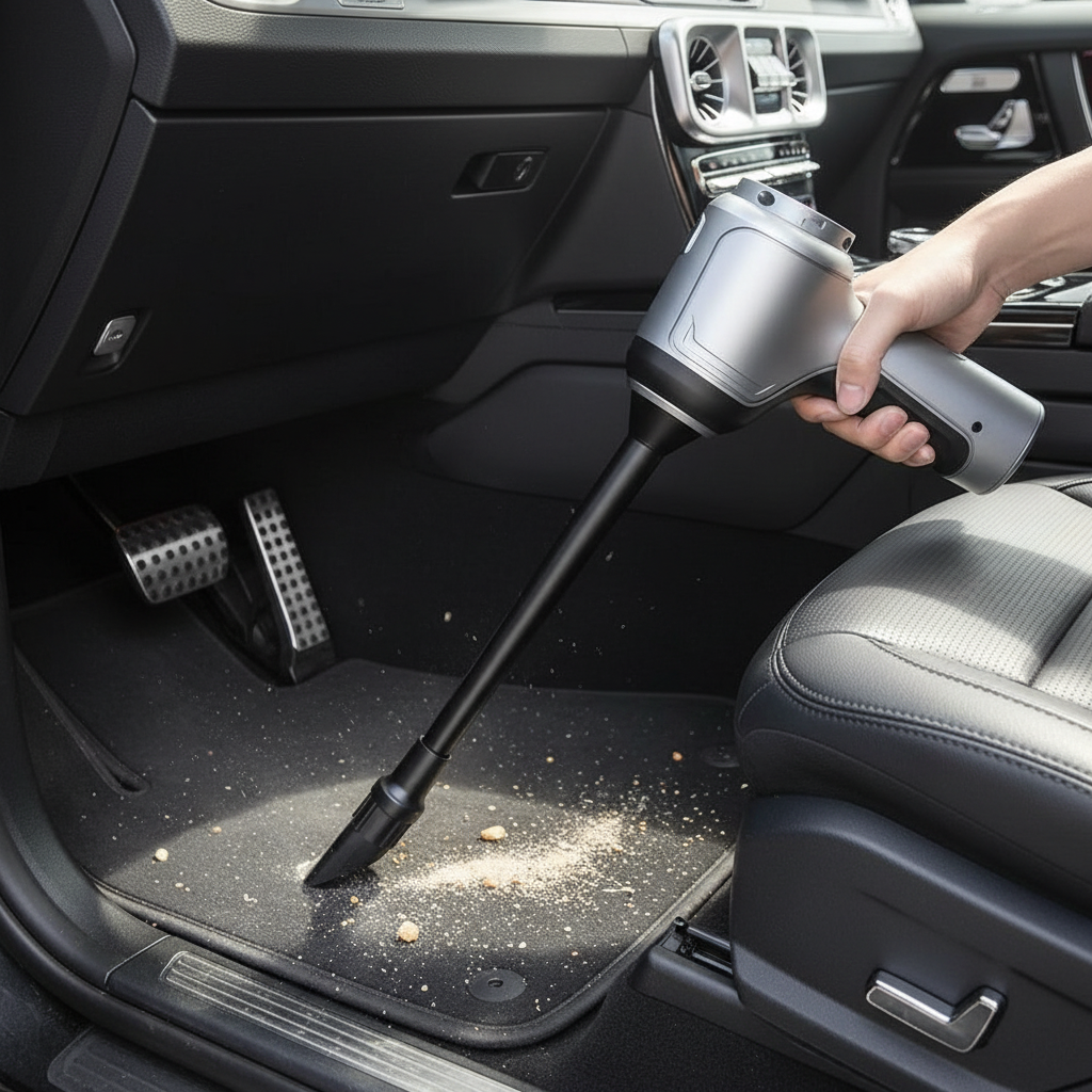 Aspirateur automobile sans fil pour les détails intérieurs