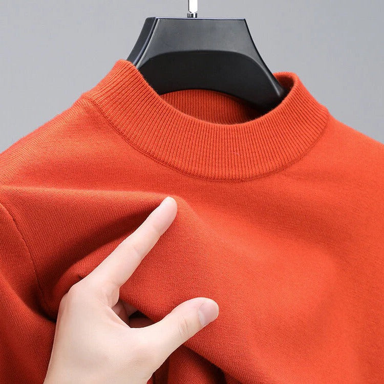 Pull haut de gamme pour hommes avec ourlet élégant