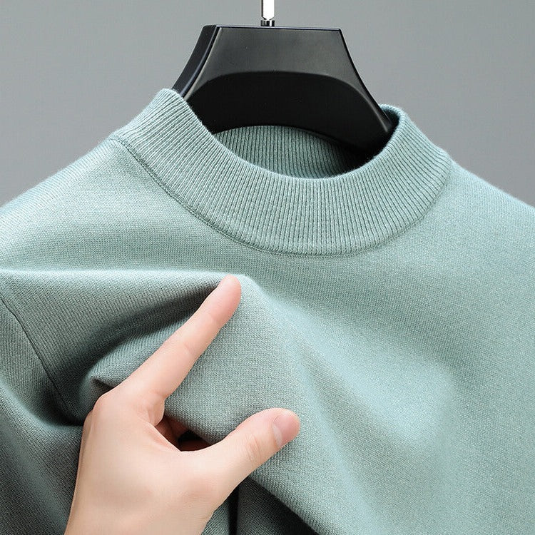 Pull haut de gamme pour hommes avec ourlet élégant