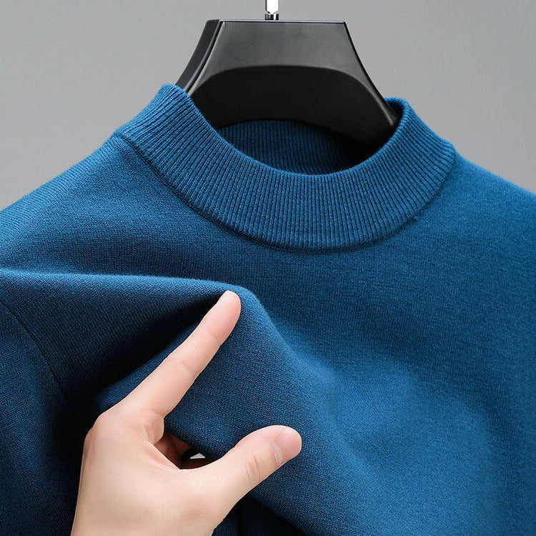 Pull haut de gamme pour hommes avec ourlet élégant