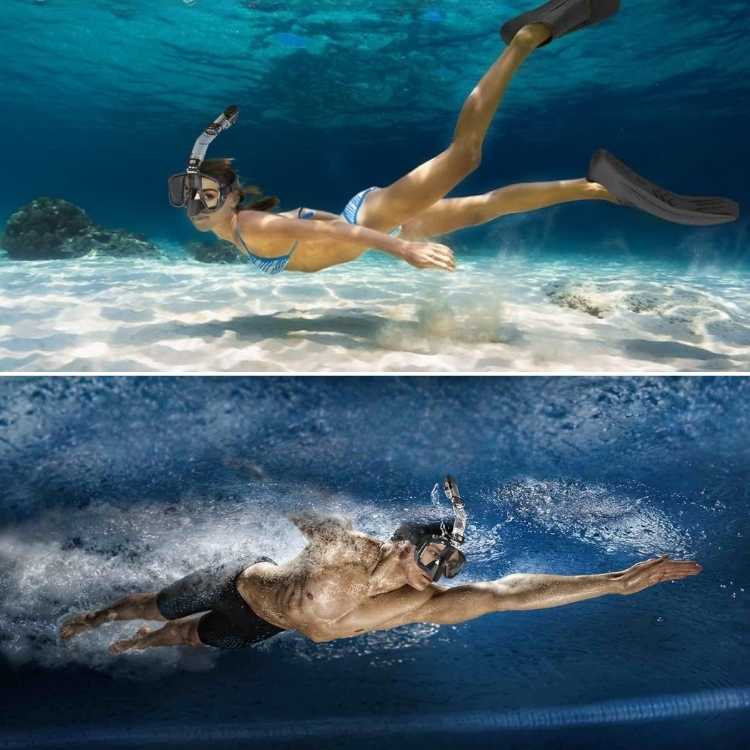 Masque de snorkeling intégral avec vue panoramique à 180° pour hommes et femmes