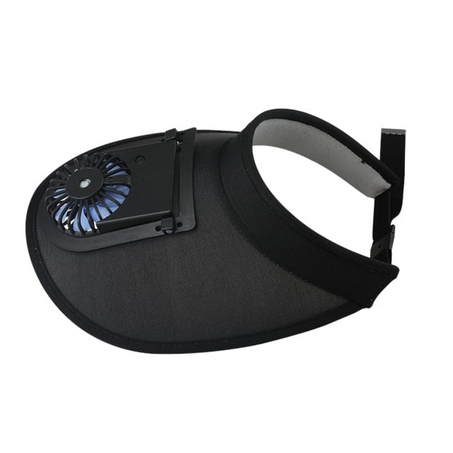 Casquette de baseball pour l'été en plein air avec ventilateur réglable