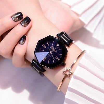 Montre à quartz suisse noire exotique Premier Designer pour femme