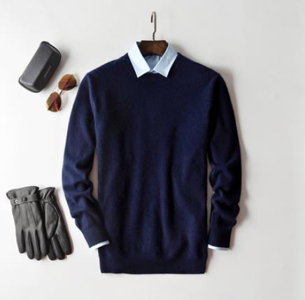 Pull pour homme en cachemire haut de gamme – Élégance et confort