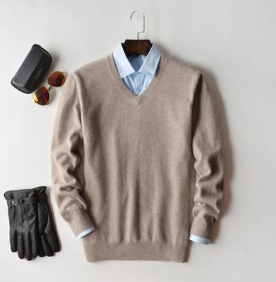 Pull pour homme en cachemire haut de gamme – Élégance et confort