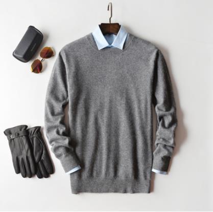Pull pour homme en cachemire haut de gamme – Élégance et confort