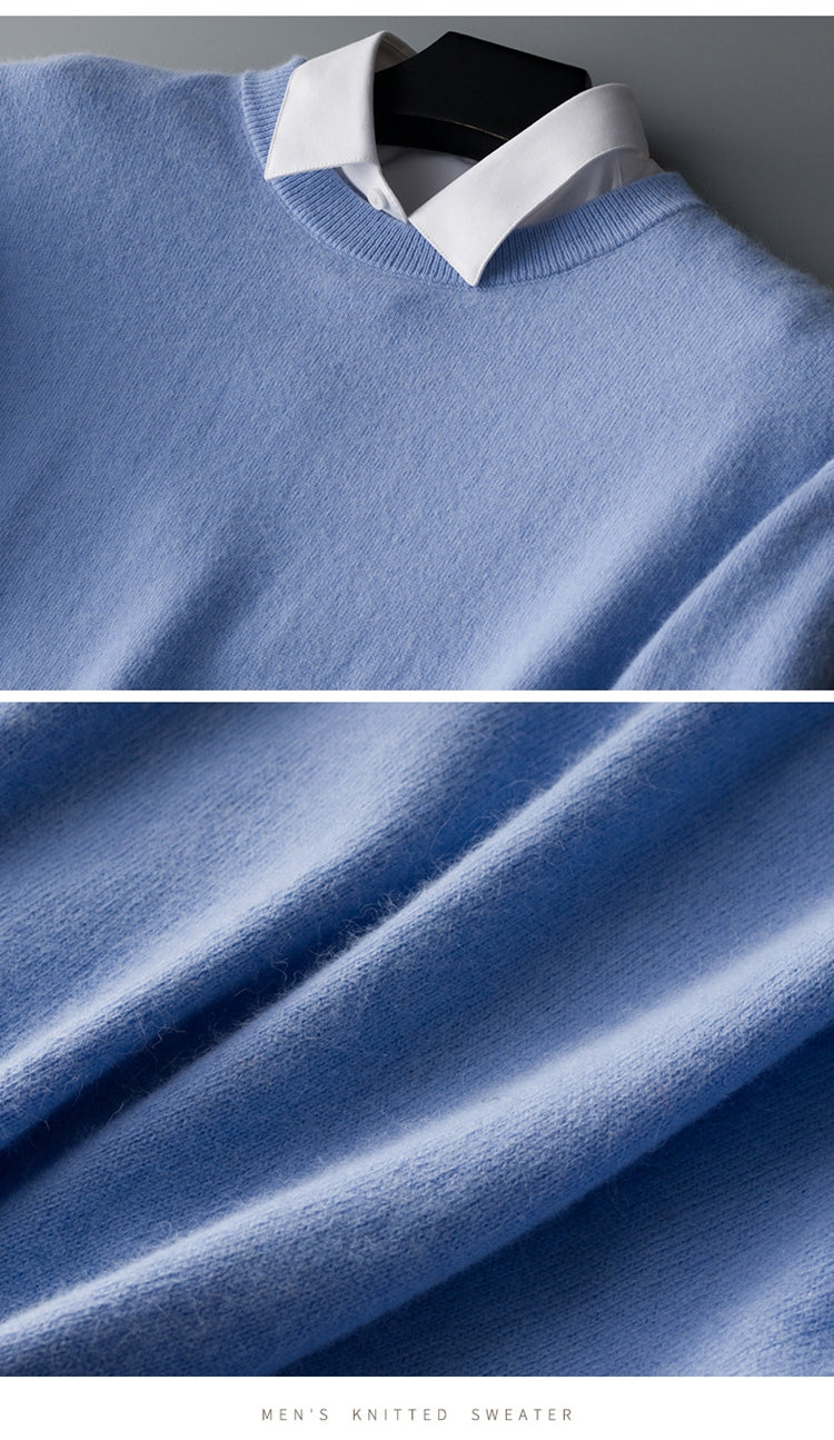 Pull pour homme en cachemire haut de gamme – Élégance et confort