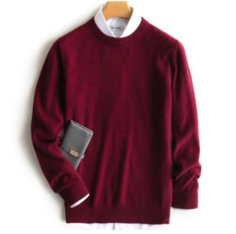 Pull pour homme en cachemire haut de gamme – Élégance et confort