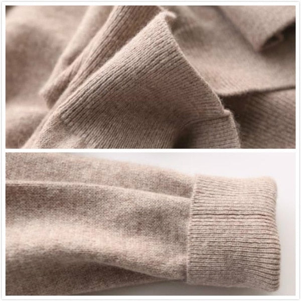 Pull pour homme en cachemire haut de gamme – Élégance et confort
