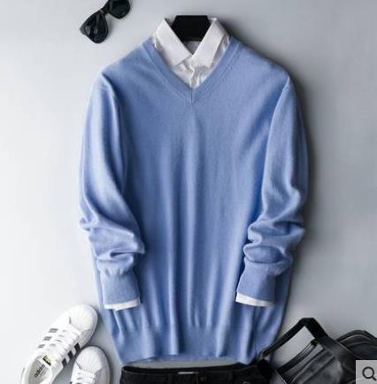 Pull pour homme en cachemire haut de gamme – Élégance et confort