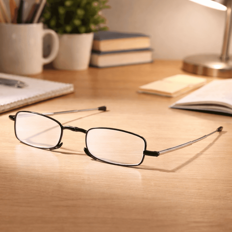 Lunettes de lecture pliables avec des verres à haute clarté