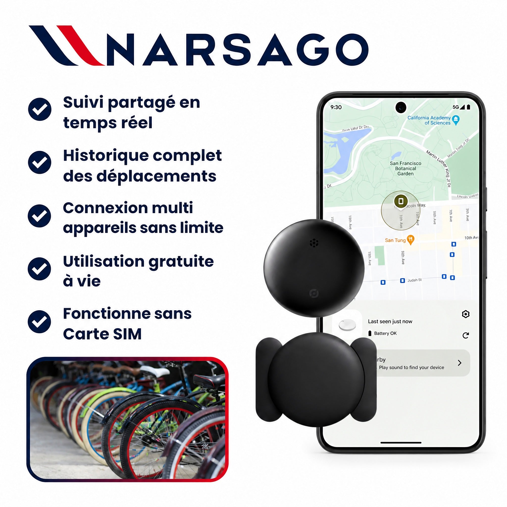 Traceur GPS Vélo Sans Abonnement - ANDROID / iOS #2