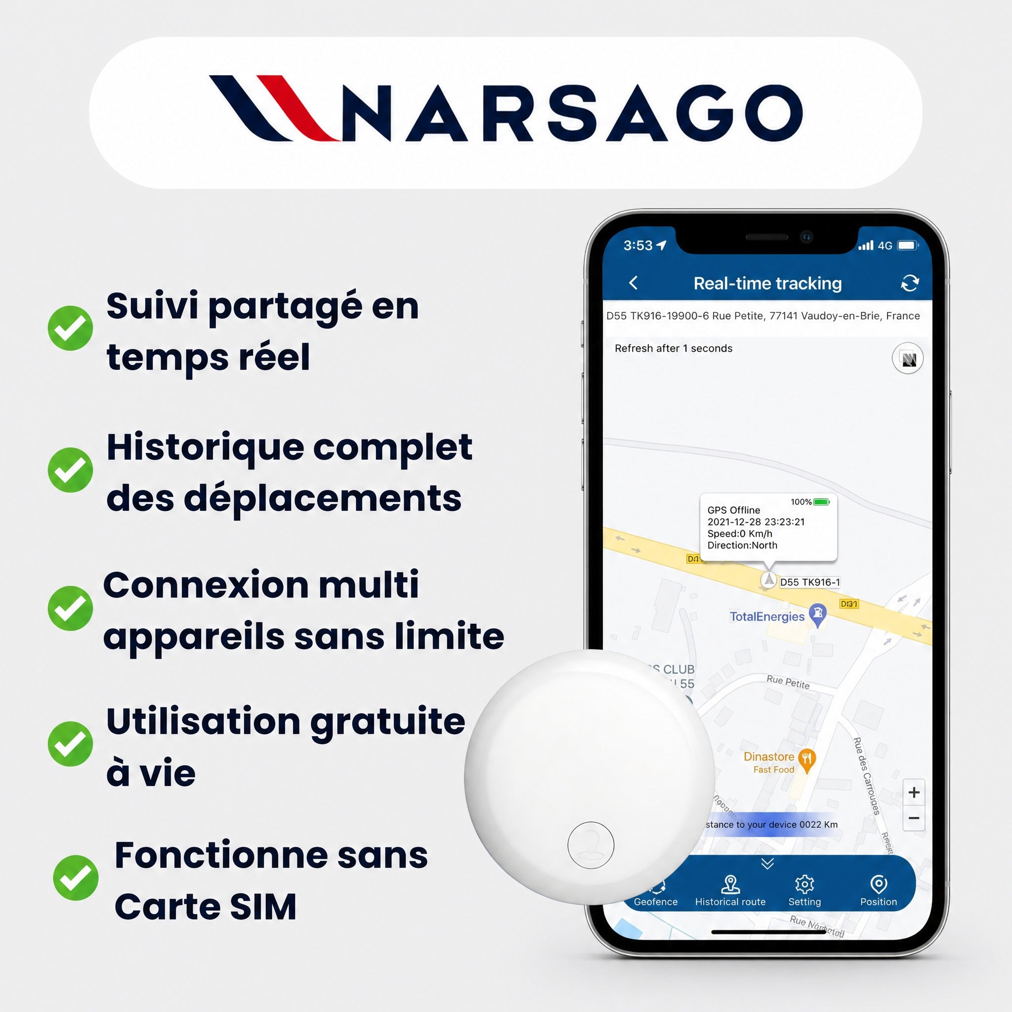 Traceur GPS Vélo Sans Abonnement - ANDROID / iOS #4