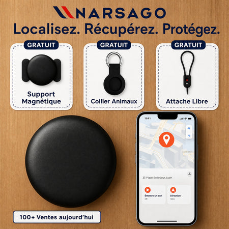 Traceur GPS Voiture Sans Abonnement iOS & Android Find My – Sécurité Antivol Sans Abonnement #2