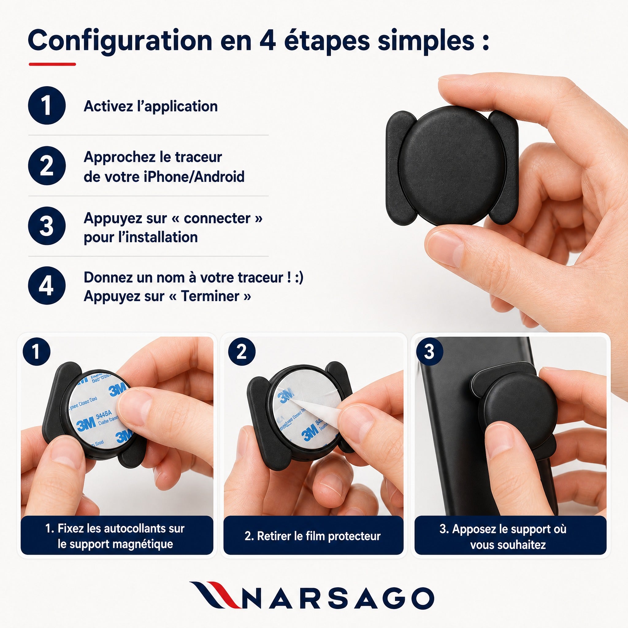 Traceur GPS Voiture Sans Abonnement iOS & Android Find My – Sécurité Antivol Sans Abonnement #7