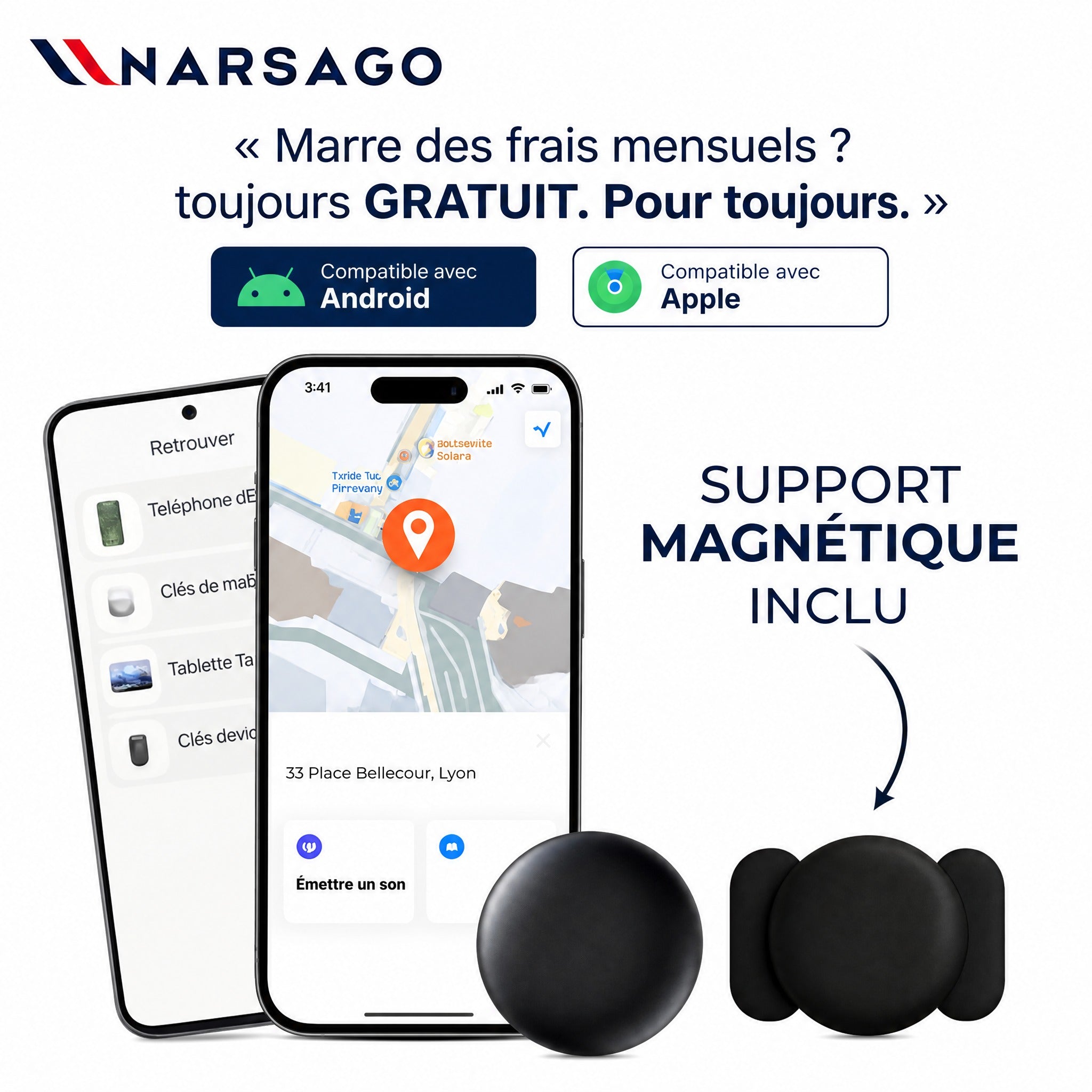 Traceur GPS Voiture Sans Abonnement iOS & Android Find My – Sécurité Antivol Sans Abonnement #8