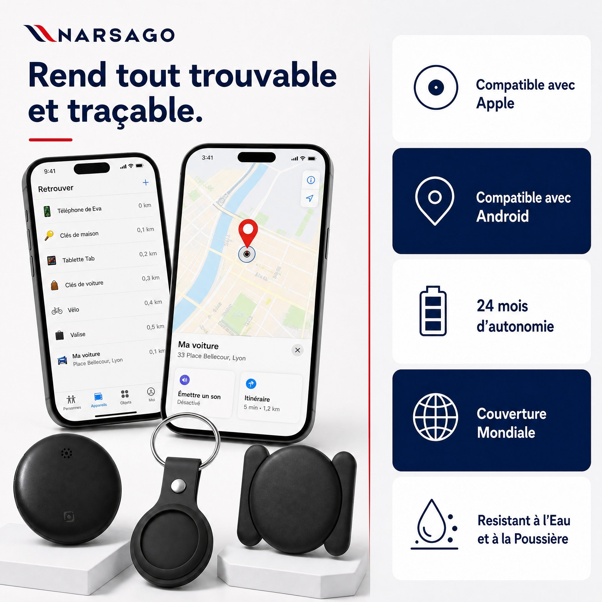 Traceur GPS Voiture Sans Abonnement iOS & Android Find My – Sécurité Antivol Sans Abonnement #10