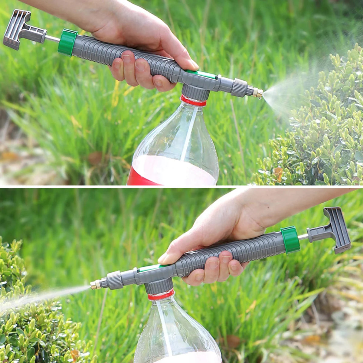 Pulvérisateur de bouteille à pression d'air réutilisable à 360° pour l'arrosage du jardin