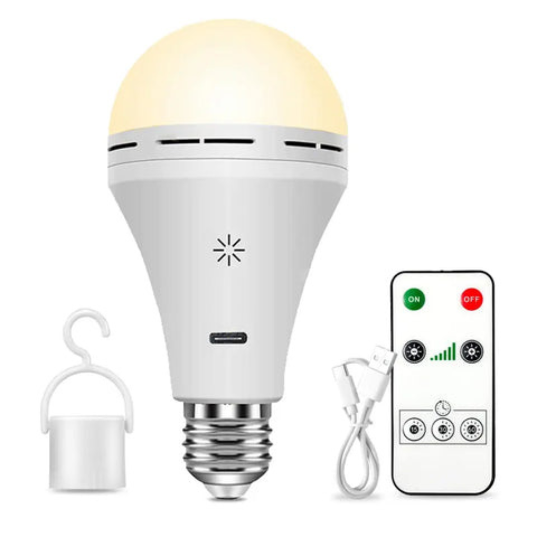 Ampoule LED rechargeable avec télécommande – Praticité et économie d’énergie